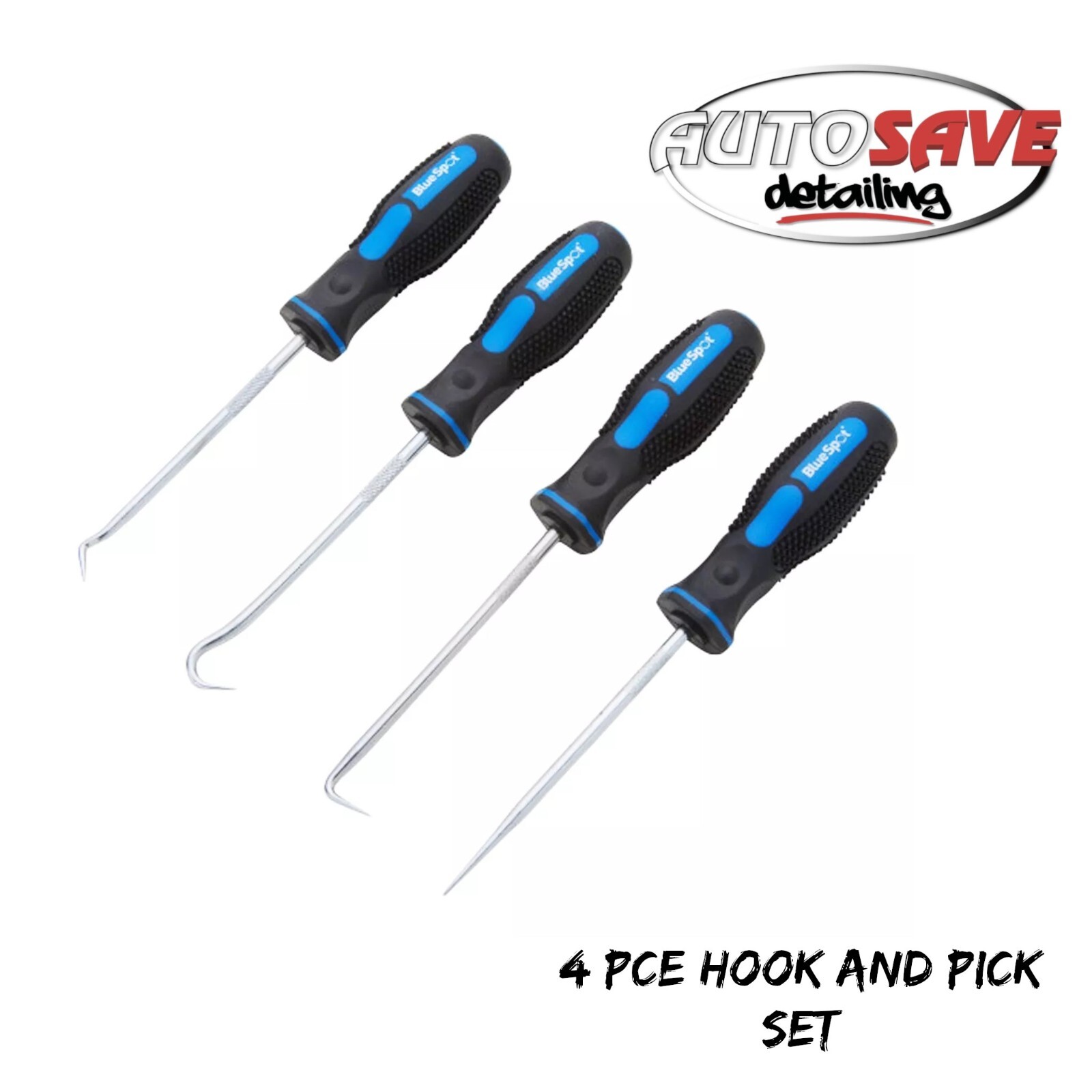 BlueSpot – 4 PCE Hook and Pick Set