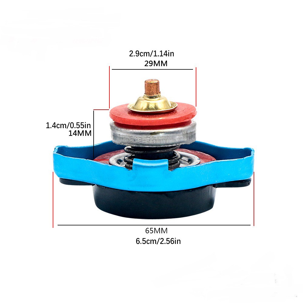 1.1 Bar Thermostatic Radiator Cap Head Water Temp Meter Tank Cover New