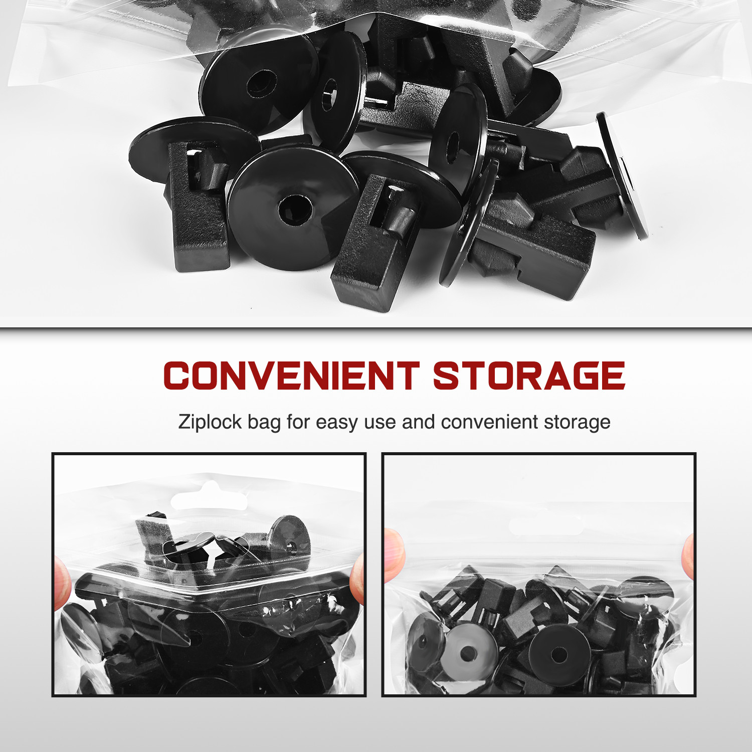 Nilight 120PCS Car Bumper Retainer Clips Bumper Fender Liner Kit