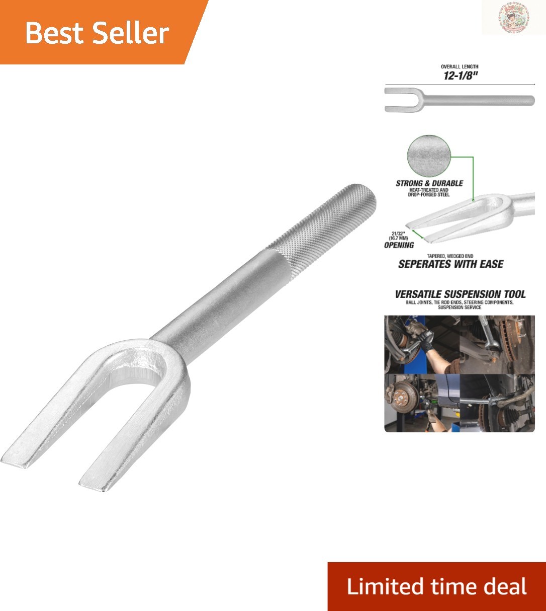 15/16 Inch Ball Joint Separator – Heavy Duty Pickle Fork Tool for Easy Repairs