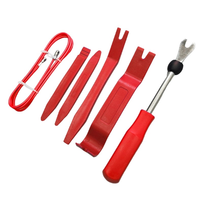 Pack of 6 Multipurpose Disassembly Tool for Vehicle Door Panel Trim Detachment