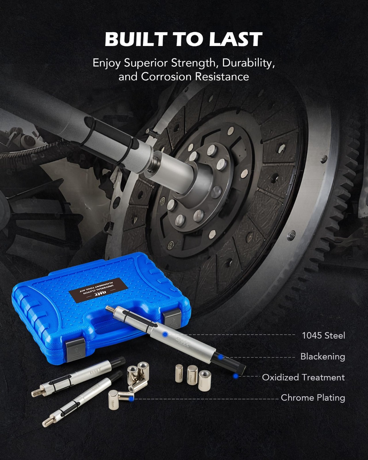 Universal Clutch Alignment Tool Kit – 11pc Heavy Duty Centering Set for Cars & T