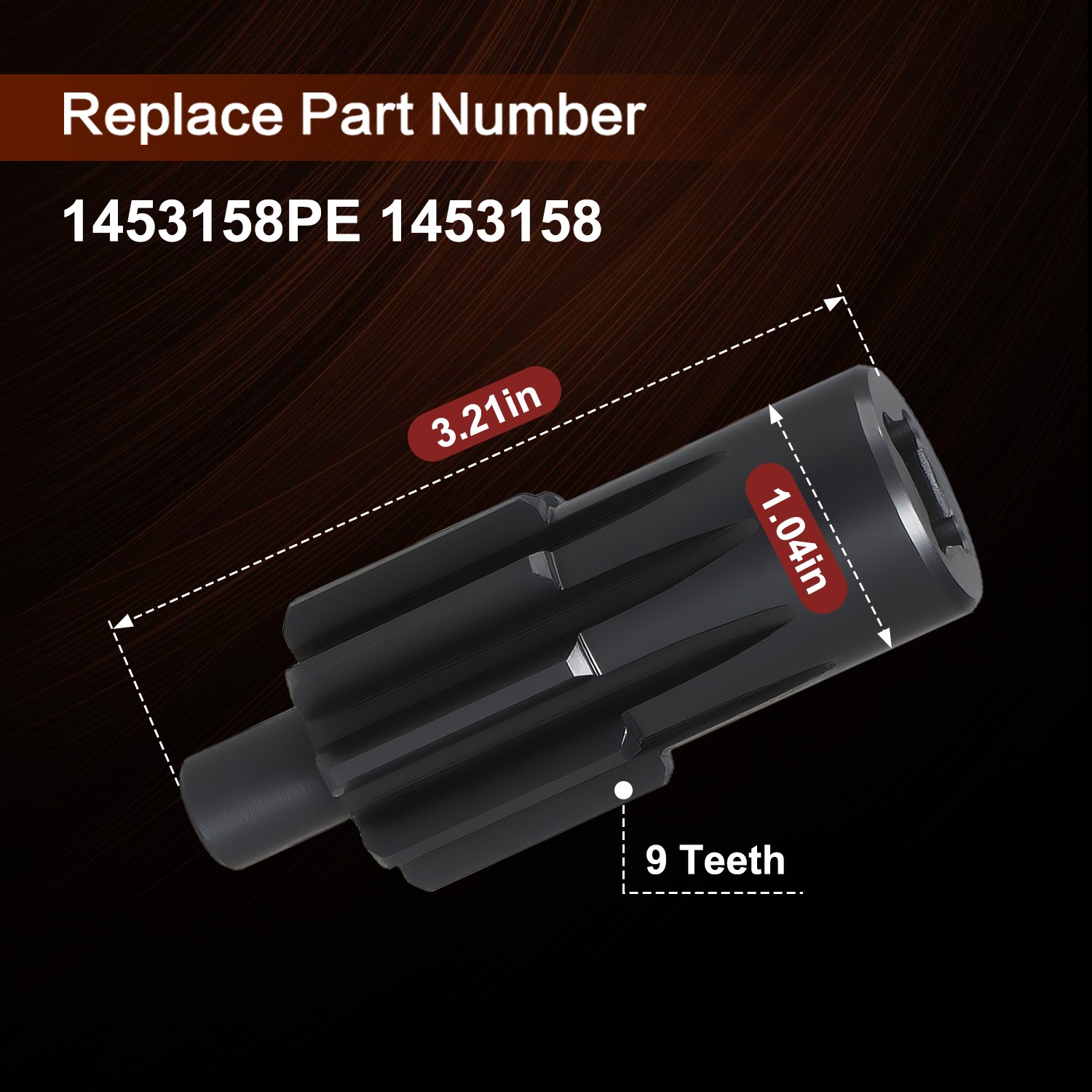 Engine Barring Socket Turning Tool for Paccar MX13 Engine 1453158PE