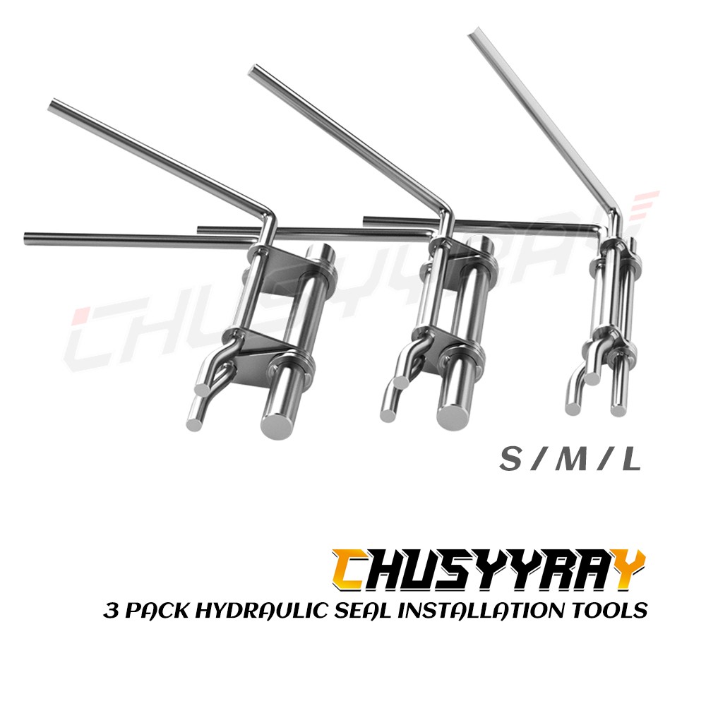 Hydraulic Cylinder Piston Rod Seal U-cup Installation Tool Kit A++