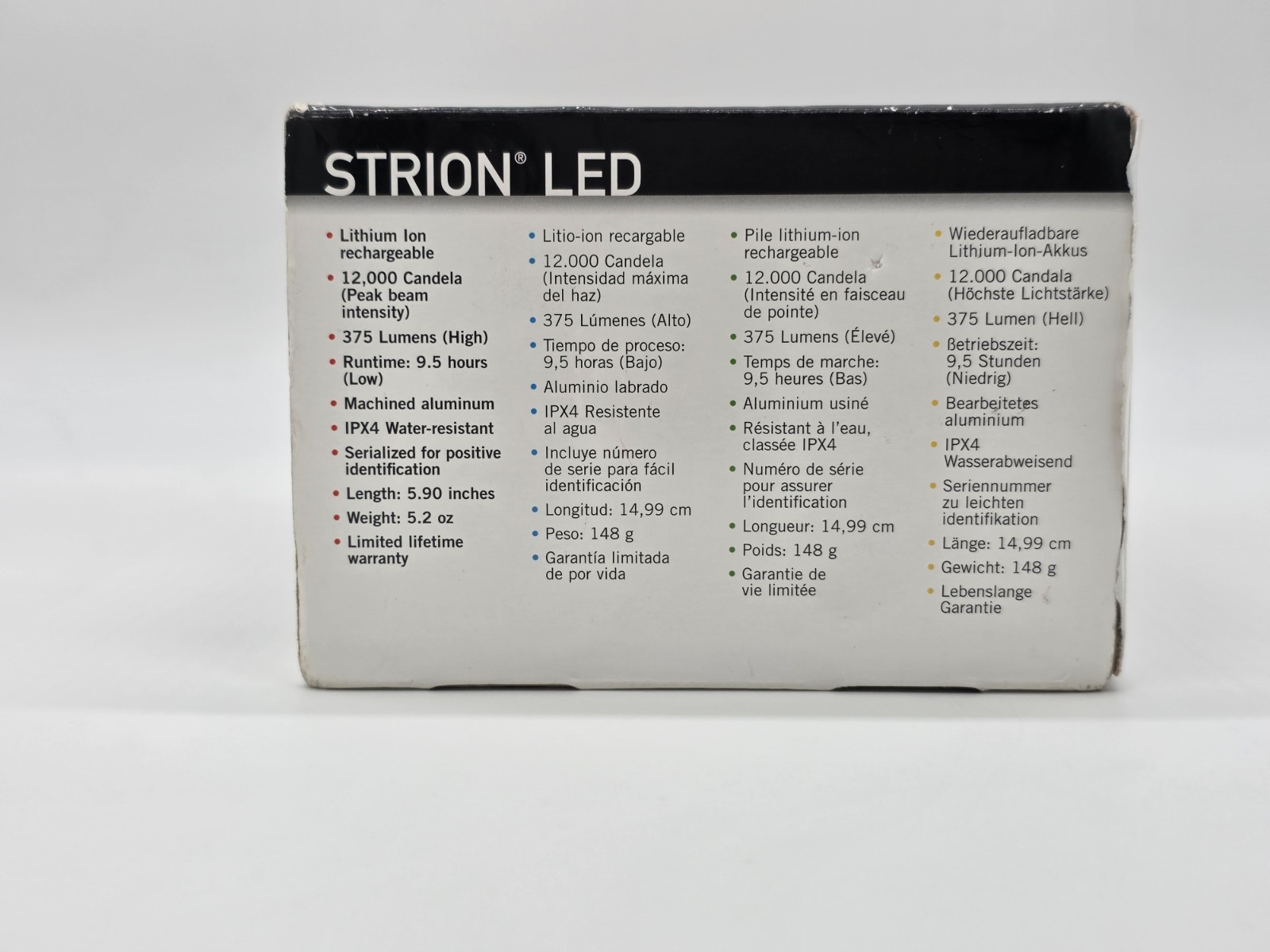 Streamlight 74301 Strion LED Rechargeable Flashlight