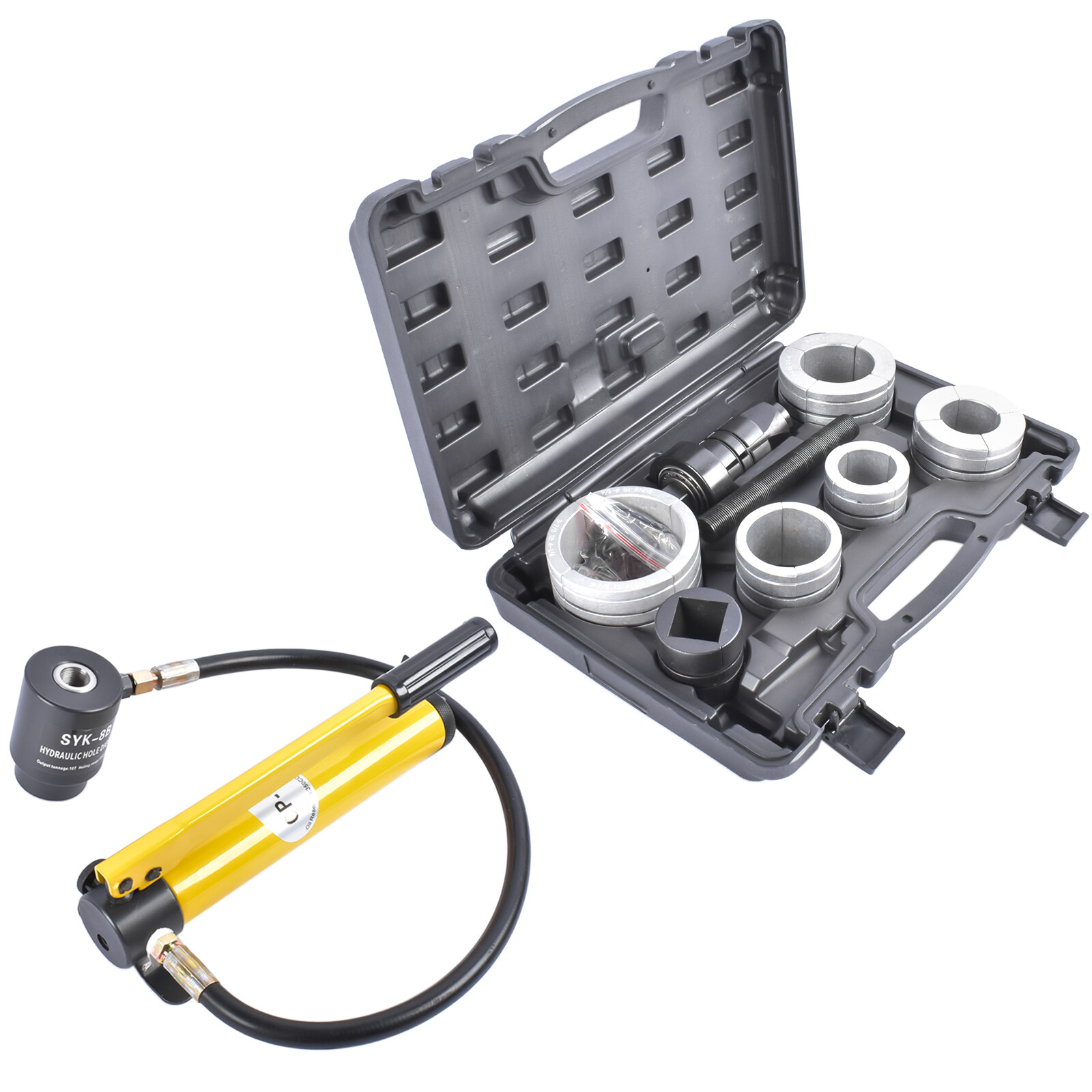 Hydraulic Exhaust Pipe Stretcher Expander Kit 17350 w/Collets 1-5/8in to 4-1/4in