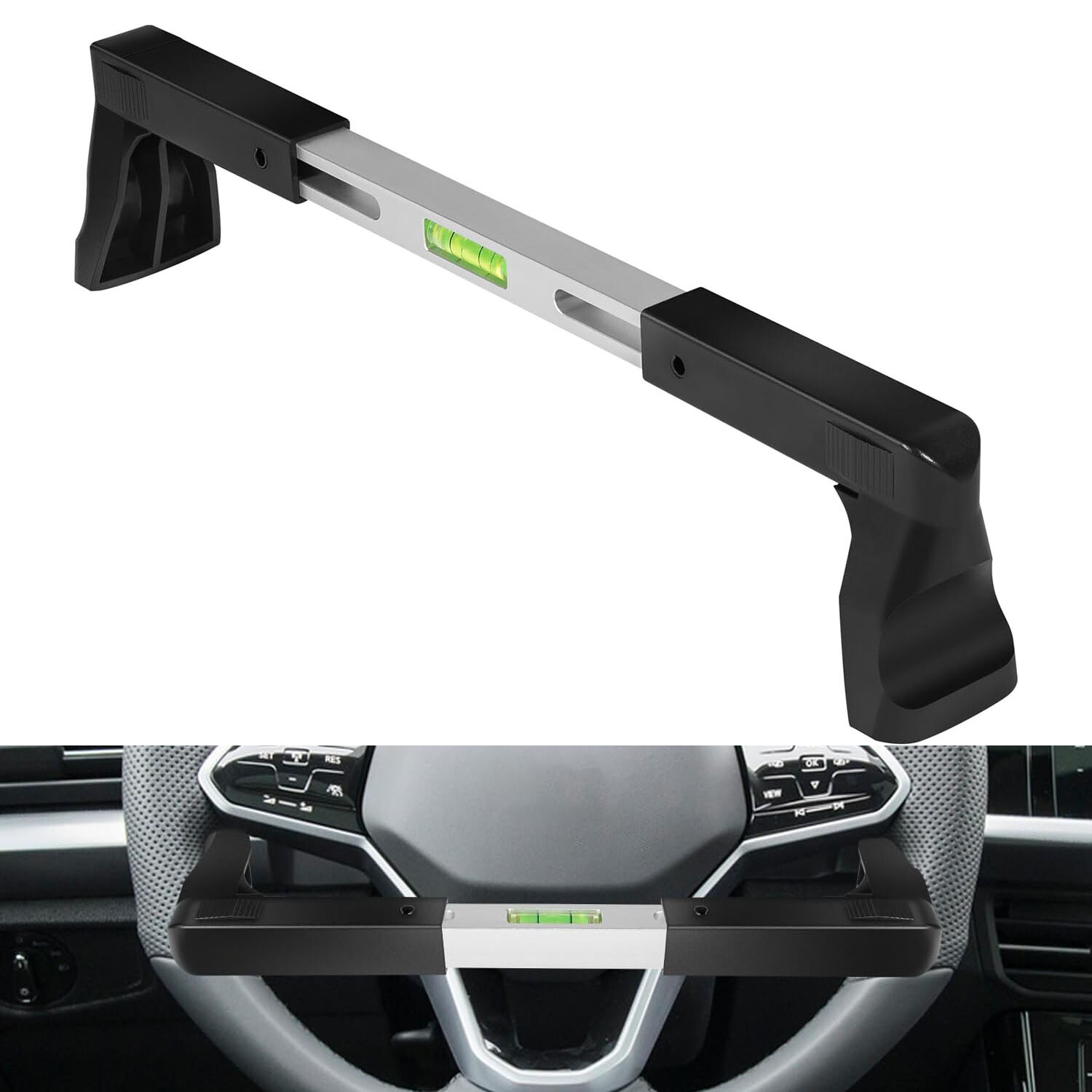 Steering Wheel Level Alignment Tool Spring-Loaded Steering Wheel Holder Level