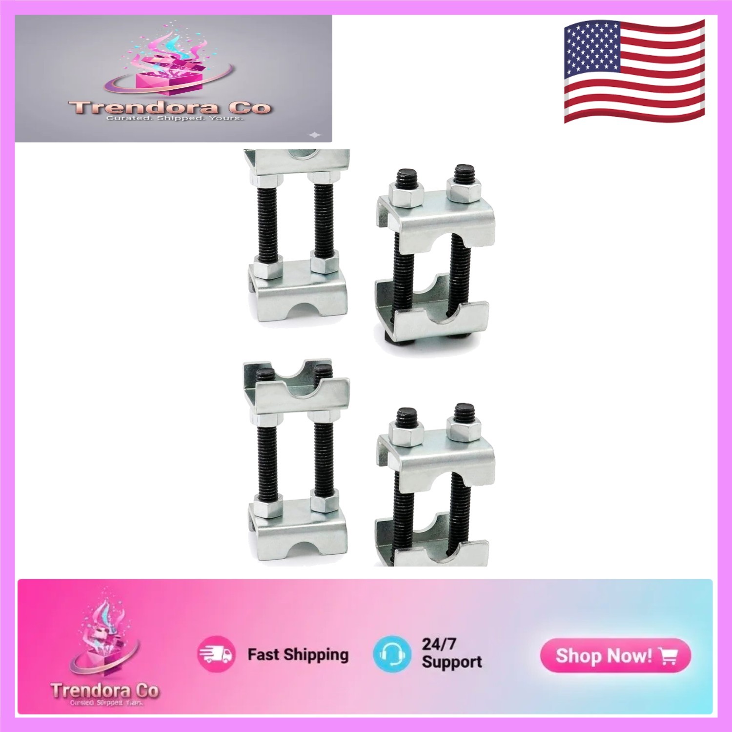 User-Friendly 2-Way Adjustable Spring Spacer Set – 4 Pack for Cars & Trucks
