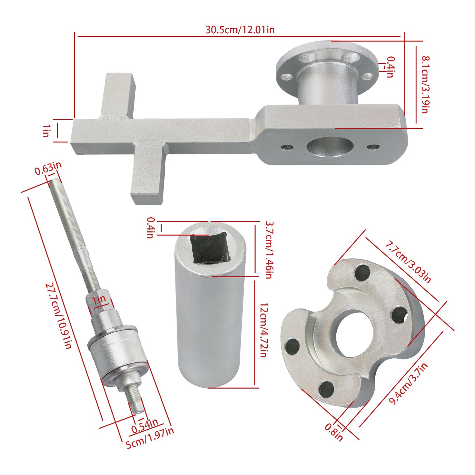New Crankshaft Crank Puller Removal Tool Kit for Jaguar Land Rover 3.0 V6 5.0 V8