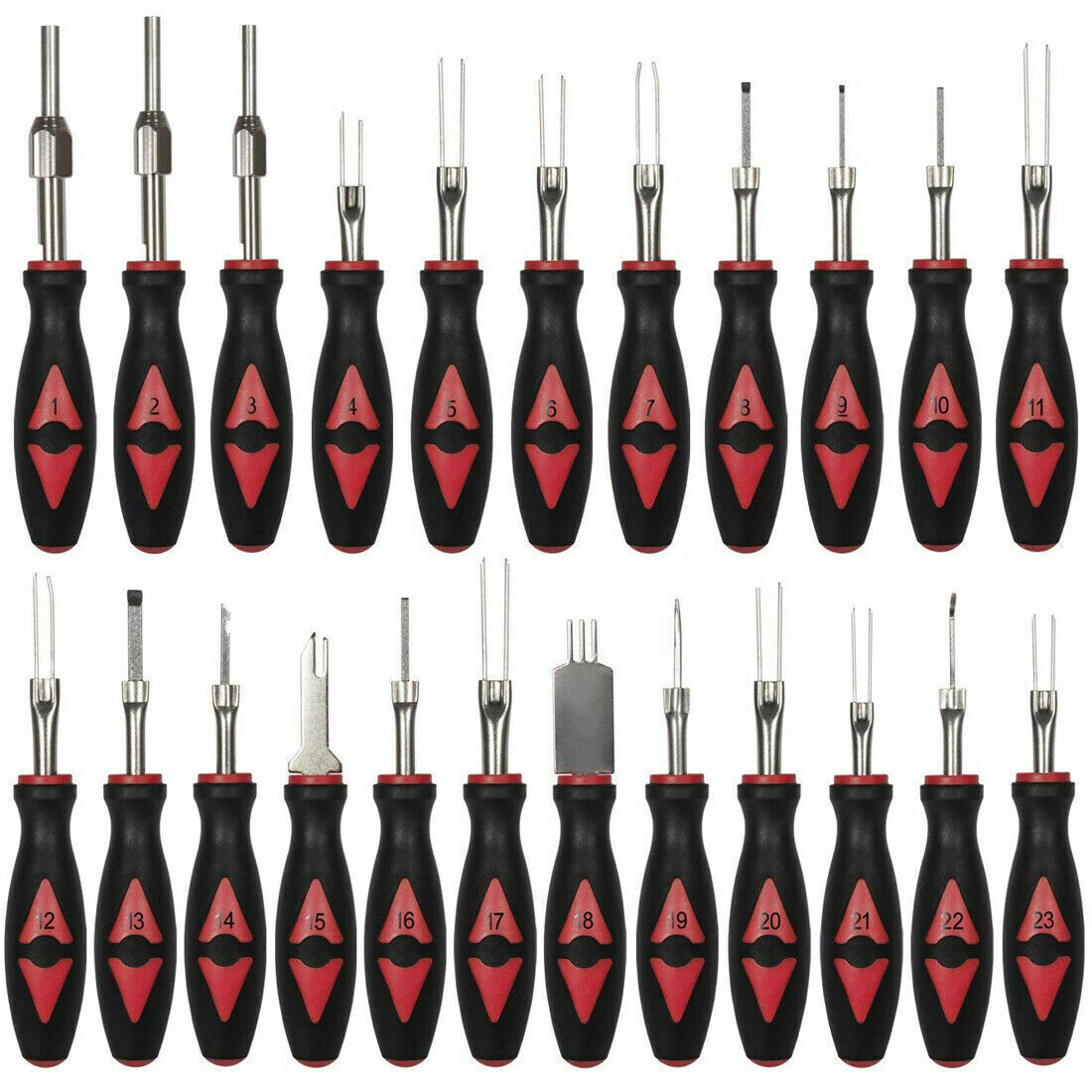 23pcs Universal Connector Release Electrical Terminal Block Removal Tool Kit Set