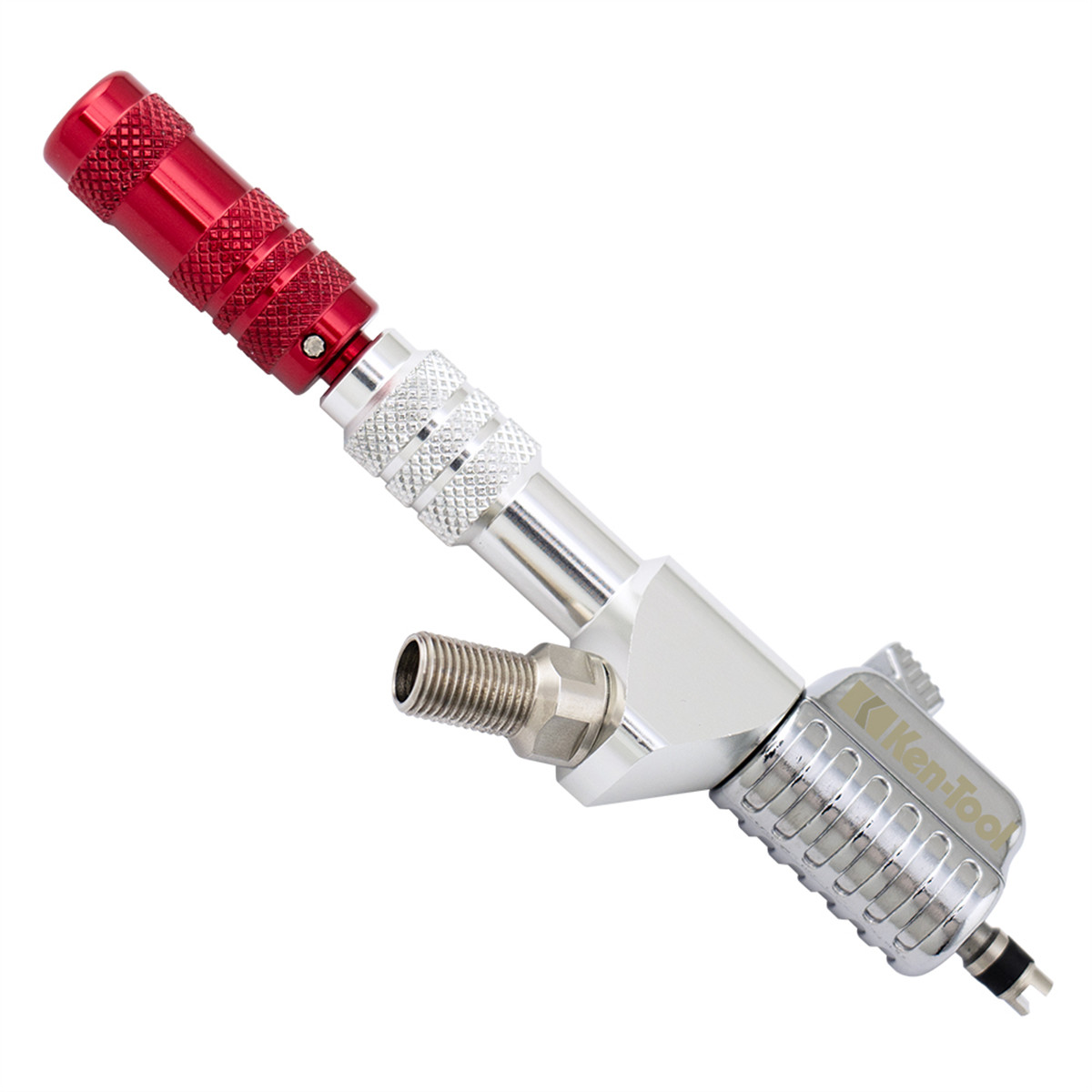 Ken-tool 3-In-1 Quick Inflator Valve Core Remover Chuck Connection