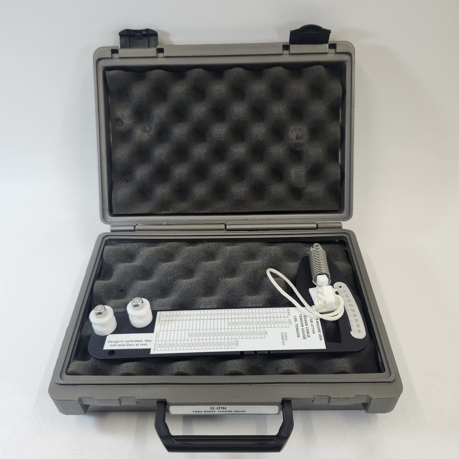 Kent-Moore GE-47744 Park Brake Cable Tension Gauge Tool Case Automotive