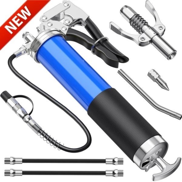 Professional Heavy Grease Gun 7000 PSI Heavy Duty Pistol Grip Grease Gun USA