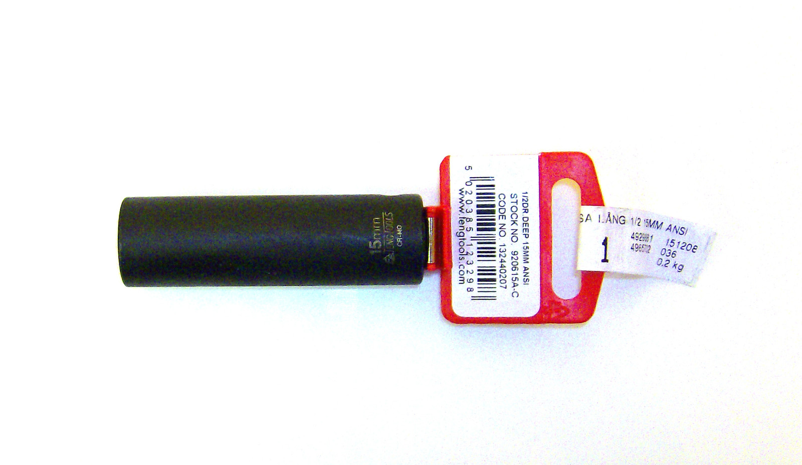 Teng Tools walled power deep socket 15MM 132440207 1/2” drive 920615A-C ANSI