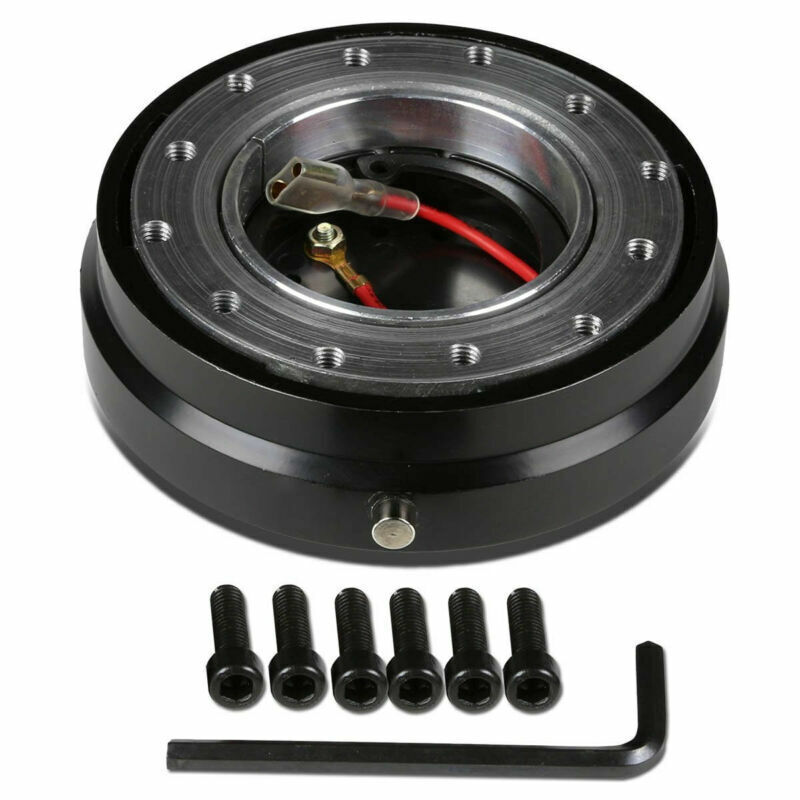 Universal Auto Car Steering Wheel Quick Release Hub Adapter Snap Off Boss Kit