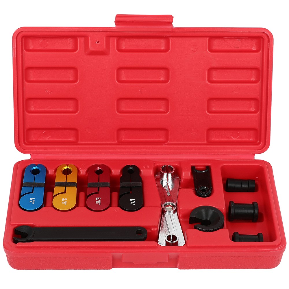 Fuel & Transmission Line Disconnect Tool Set 8 PCS Decouple 1/4″ 5/16″ 3/8″ 1/2″