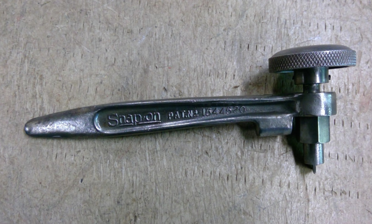 Vintage Snap-On Valve Clearance Adjusting Tool Early Pat. No. 1544520