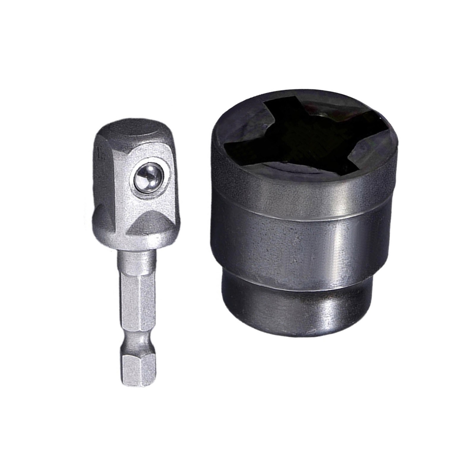 Power Drill to Scissor Jack Adapter, Socket Converter Tool, High Carbon Steel