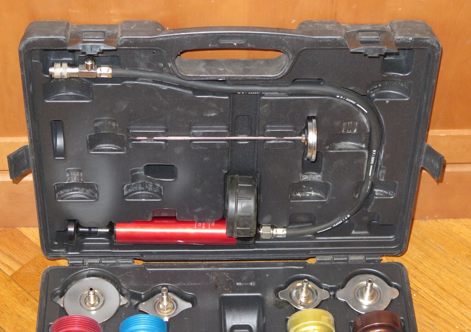 Mastercool 14-Piece Universal Cooling System Pressure Test Kit 43300