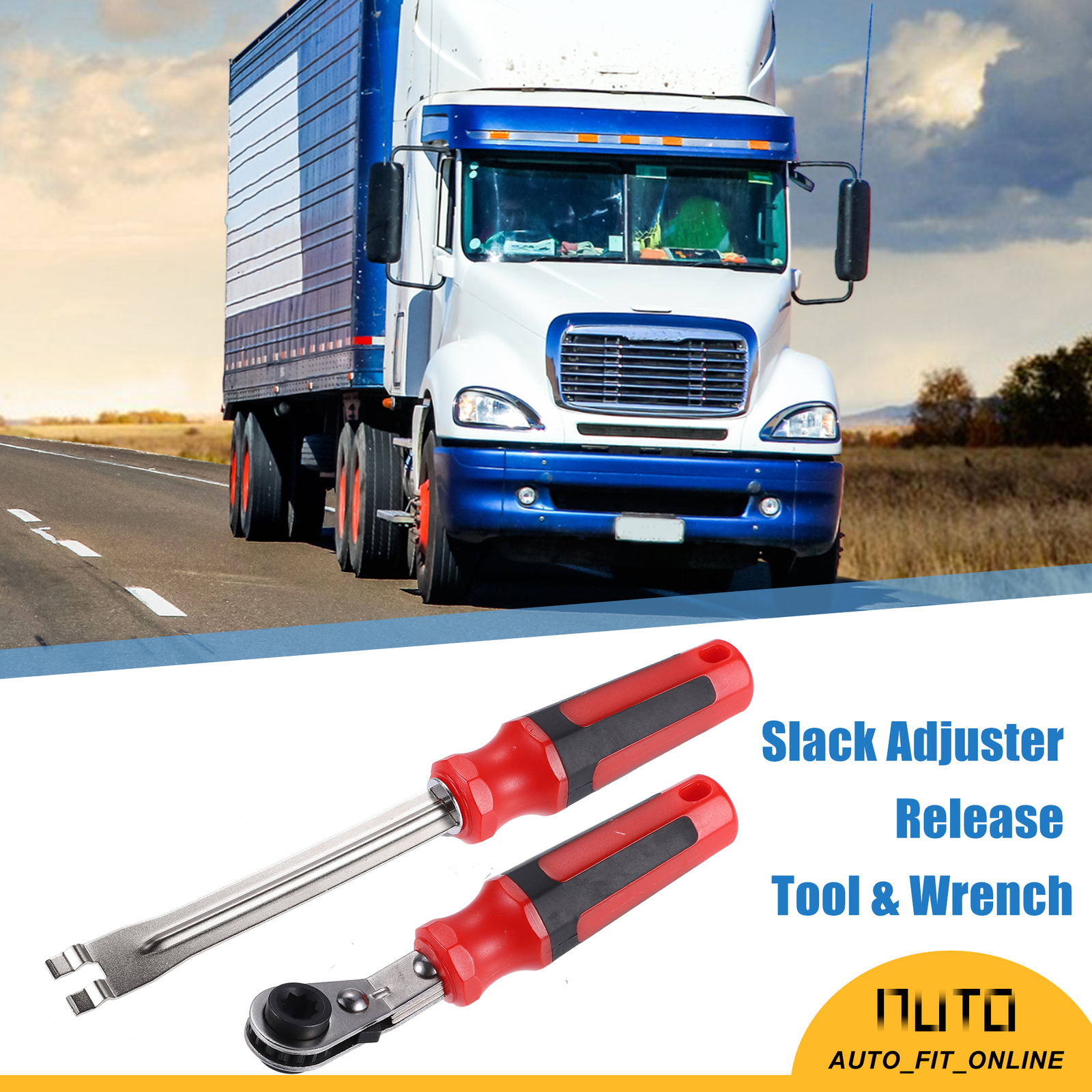 Single Car Automatic Slack Adjuster Release Tool Wrench Set for Air Brake System