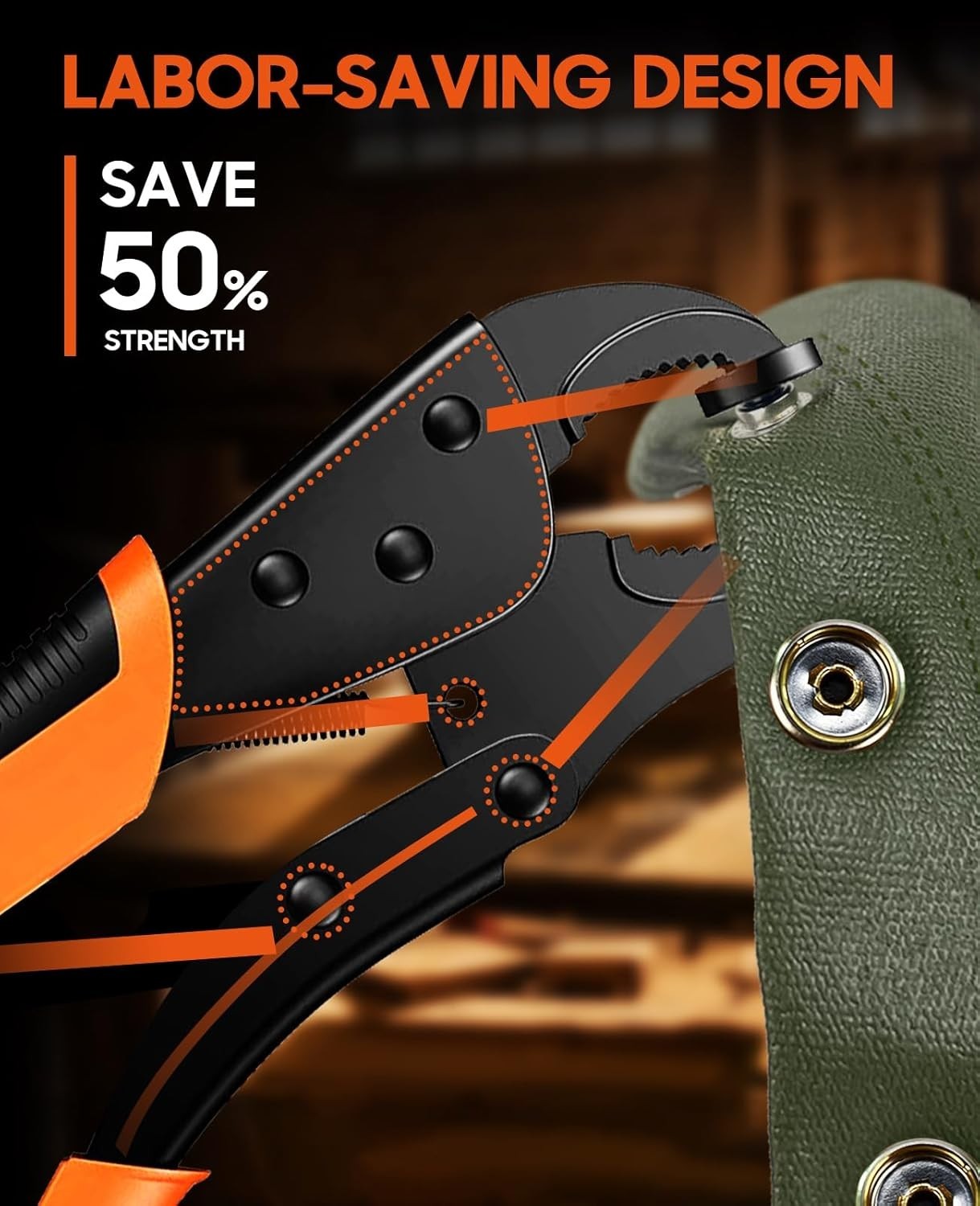 Professional Snap Repair Kit with Heavy Duty Tool & 100 Durable Snaps Included