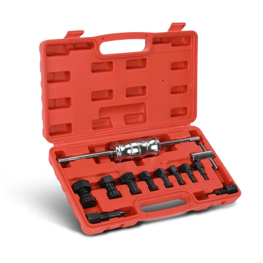 12pcs Blind Hole Collet Bearing Puller Set 8-32mm Inner Bearing Extractor Puller