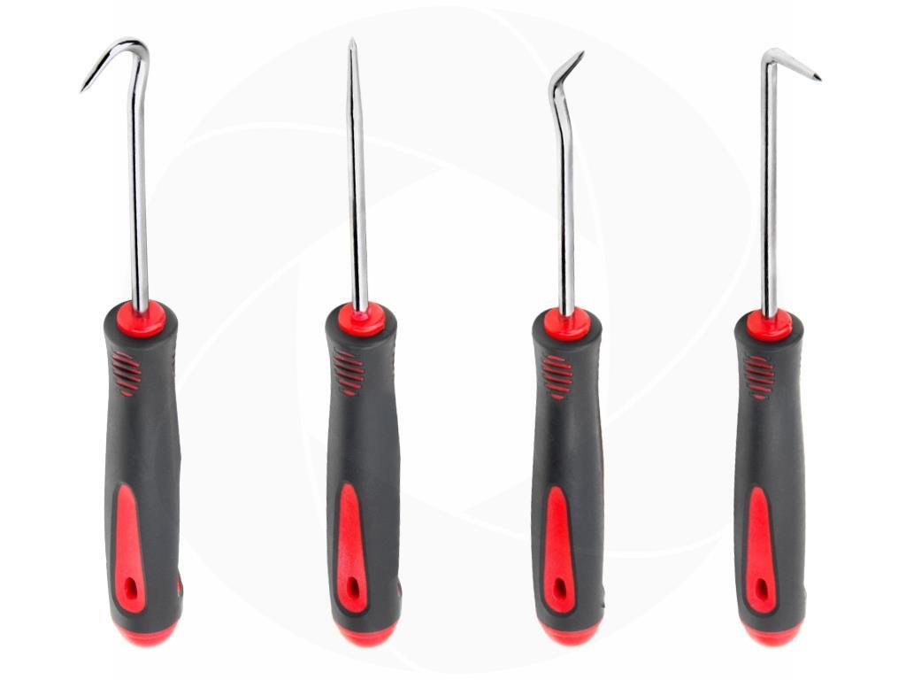 Automotive O-ring Oil Seal Gasket Remover Puller Hooks Straight Angle Picks Set
