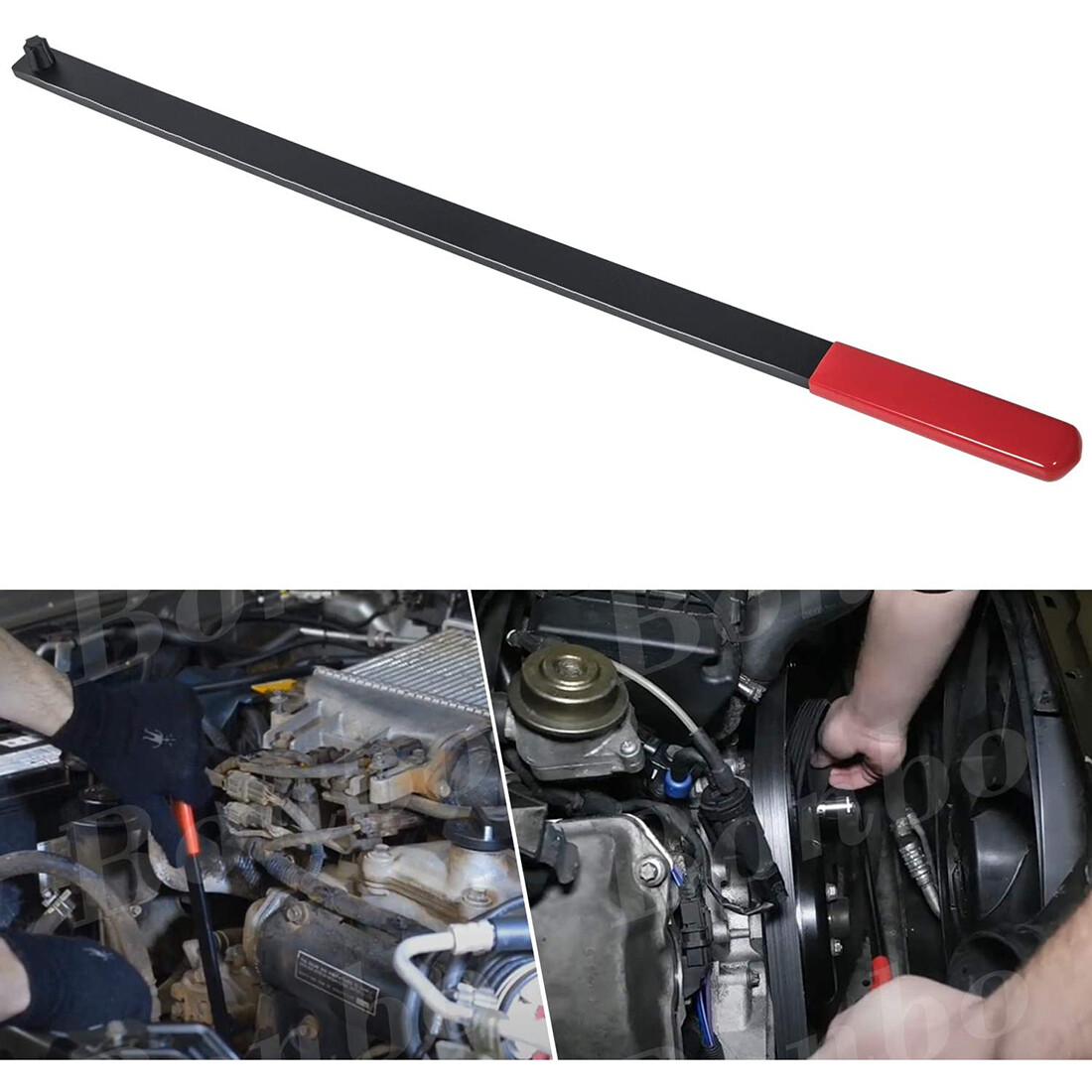 Vehicle Ratcheting Serpentine Belt Wrench Tool For Mercedes Benz M270, JTC 4346