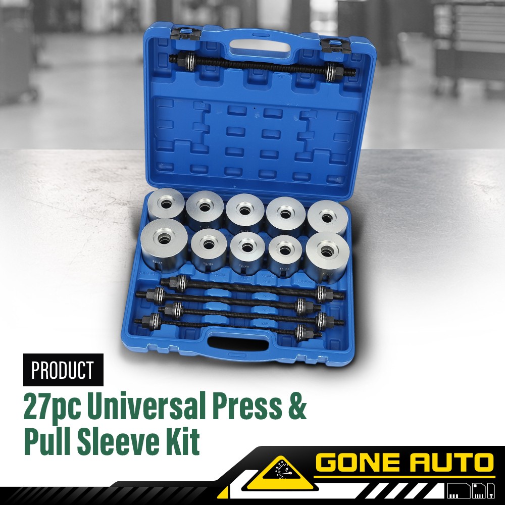 Press Pull Sleeve Kit Universal 27pcs Bush & Bearing Removal Insertion Tool Set