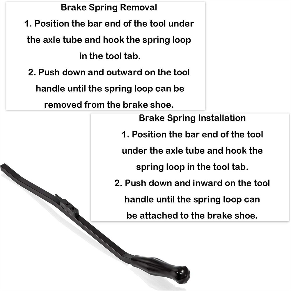 ☀️5081 S-Cam Air Brake Spring Tool Replace 5081 Heavy Duty Steel (Black)