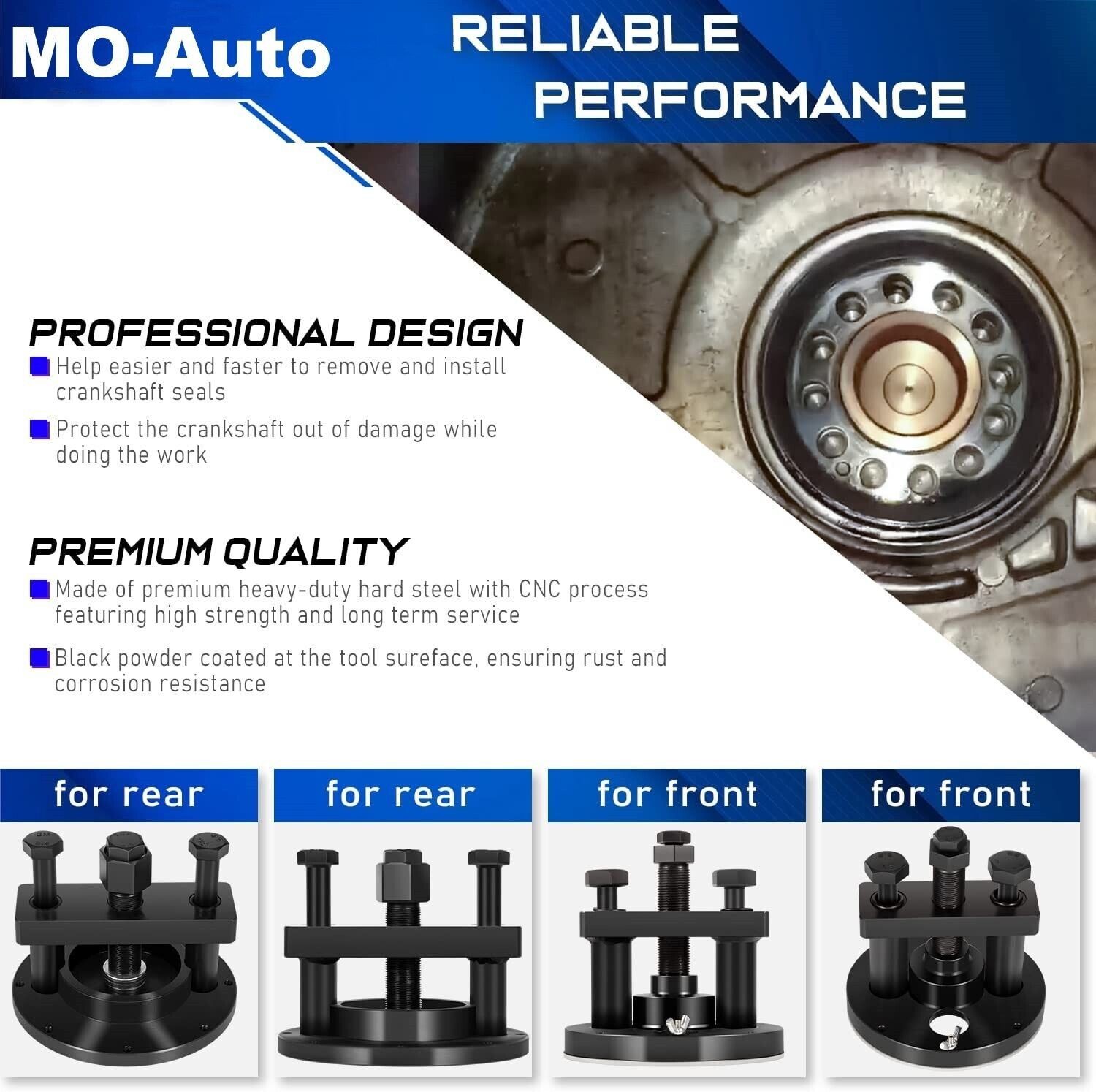 For Detroit Diesel DD13 DD15 Front Rear Crankshaft Oil Seal Kit W470589004300