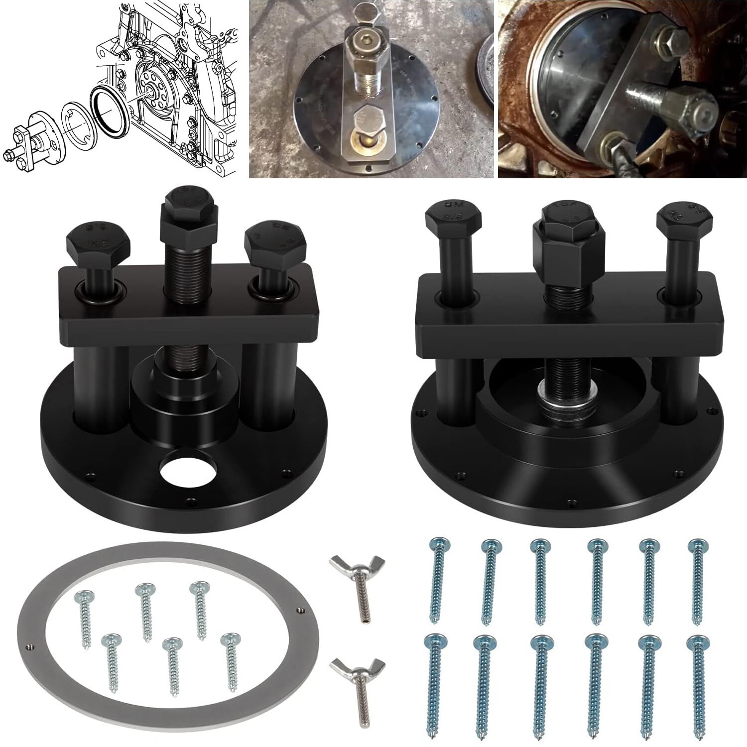 Crankshaft Seal Tool Kit for Detroit Diesel DD13 DD15 Engines W541589023300