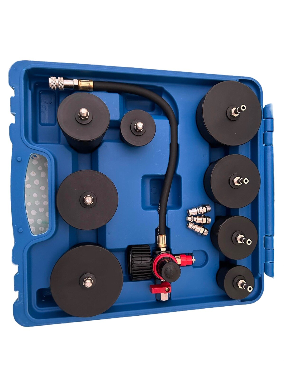 TURBO SYSTEM LEAKAGE TESTER KIT TEST ENGINE LEAK & FOR COOLING SYSTEM HOSES TOOL