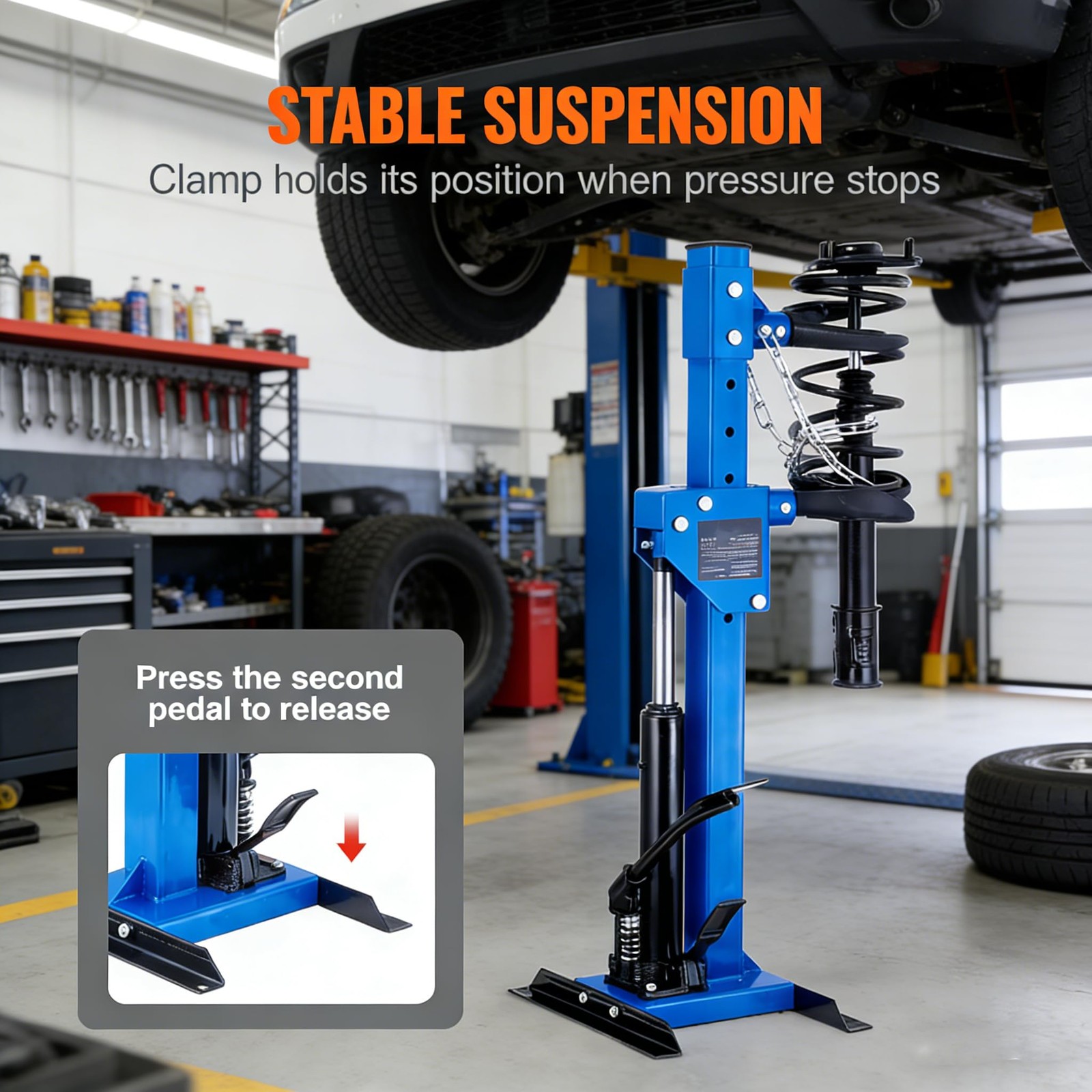 Professional Hydraulic Shock Spring Compressor Fit for Cars, SUVs, and Trucks