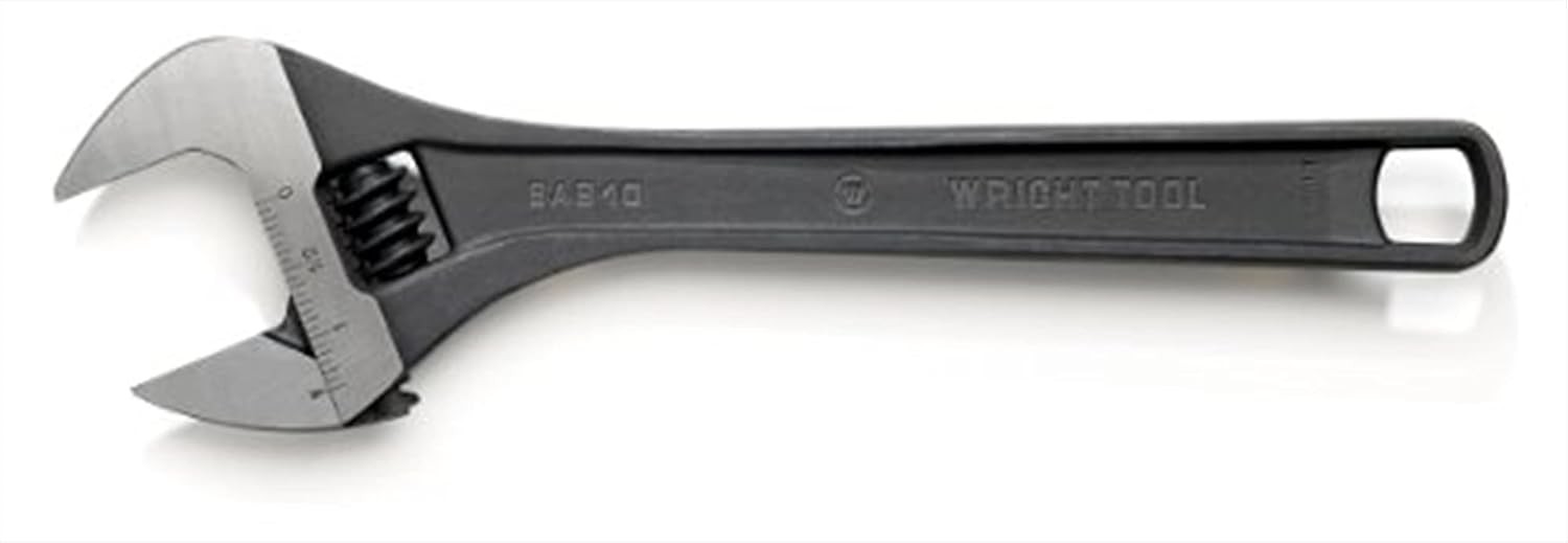 Wright Tool Adjustable Wrench Max Capacity 2 1/8″ Black Industrial 18″ (9AB18)