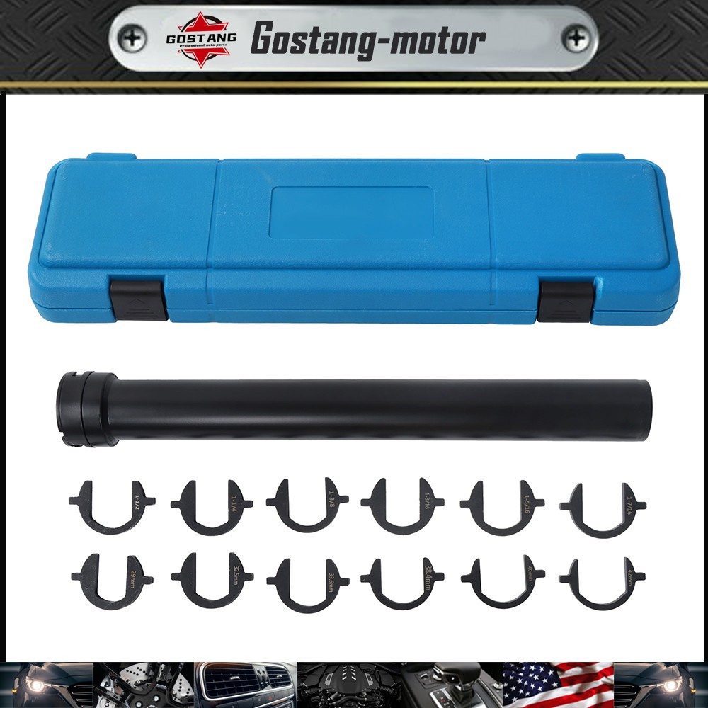 13pc Inner Tie Rod Removal Installation Tool Set with 12 SAE & Metric Adaptors
