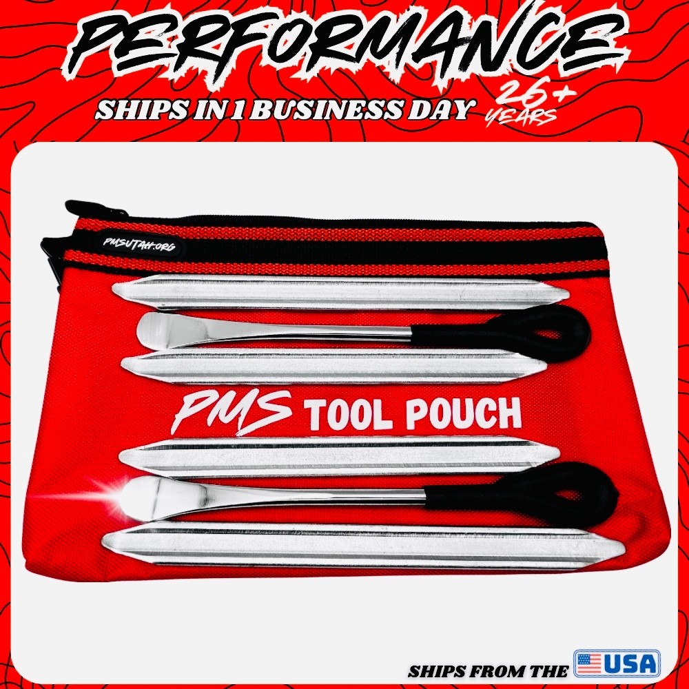 6 Pc Set Tire Iron Spoon Kit Tool Bag Auto Car Truck Changing Motorcycle ATV UTV