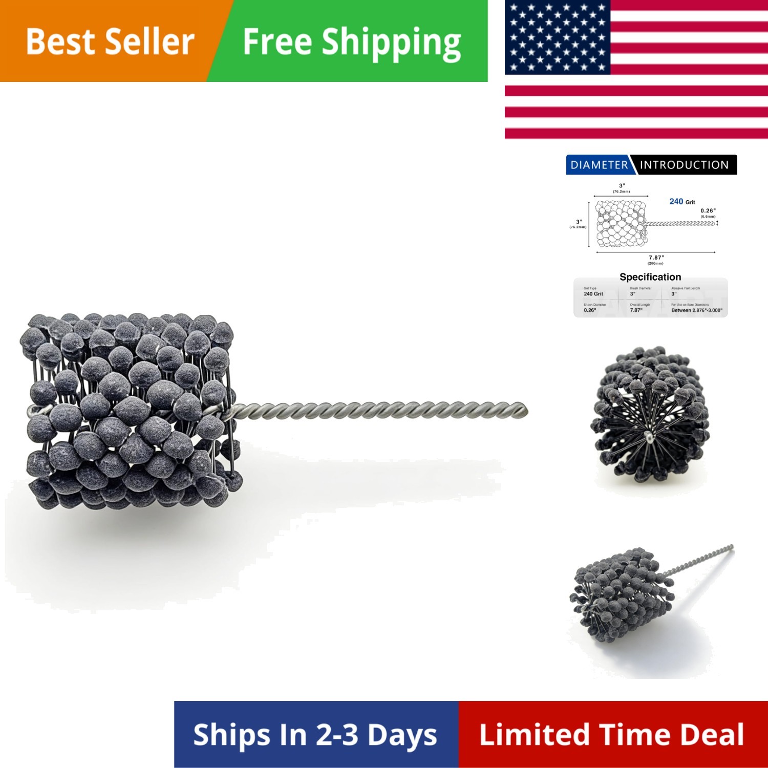 Flexible Cylinder Hone Tool Engine Brake Cylinder Deglazer & Bore Refinishing…