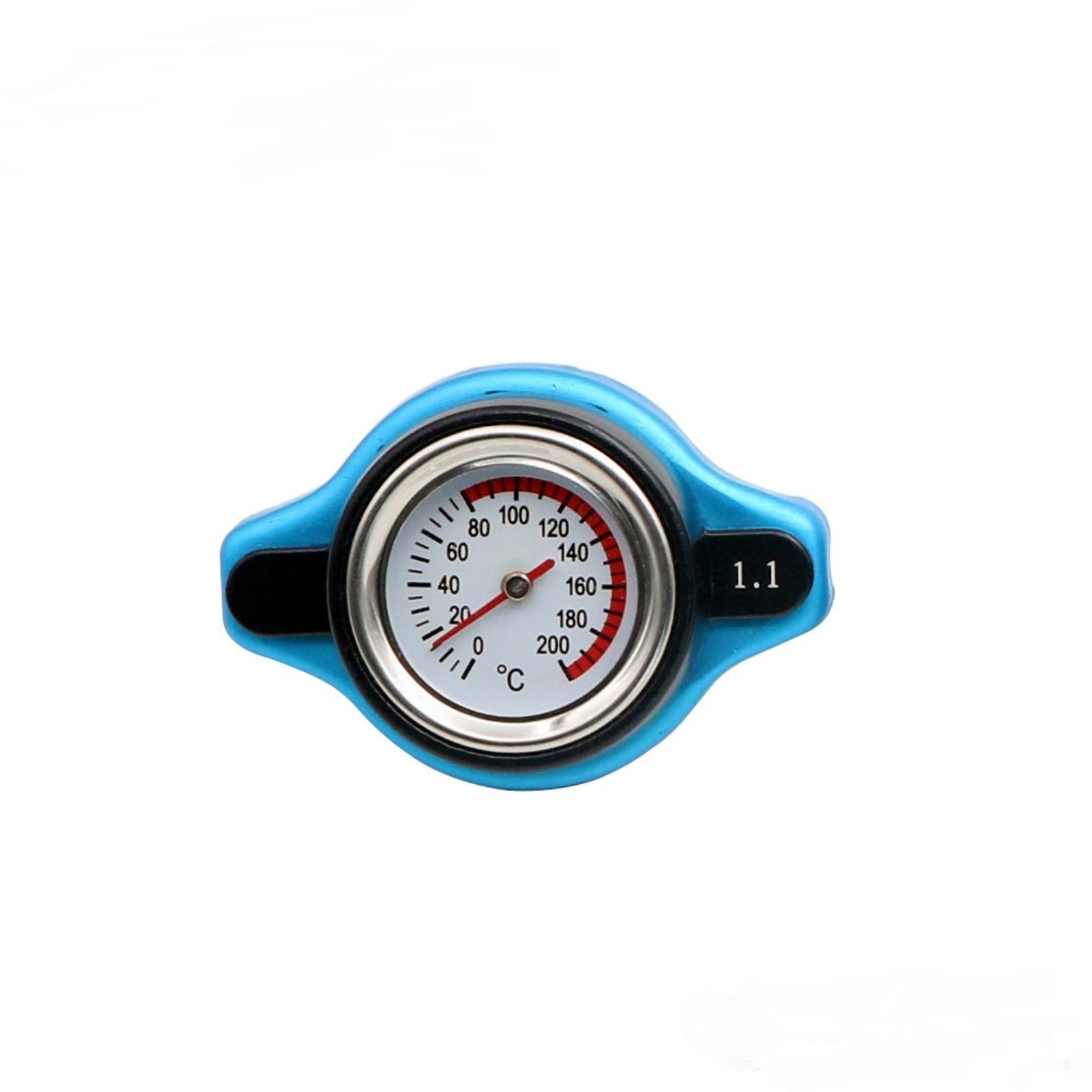 1*Car Thermostatic Gauge Radiator Cap 1.1 bar BIG Head Water Temp Meter