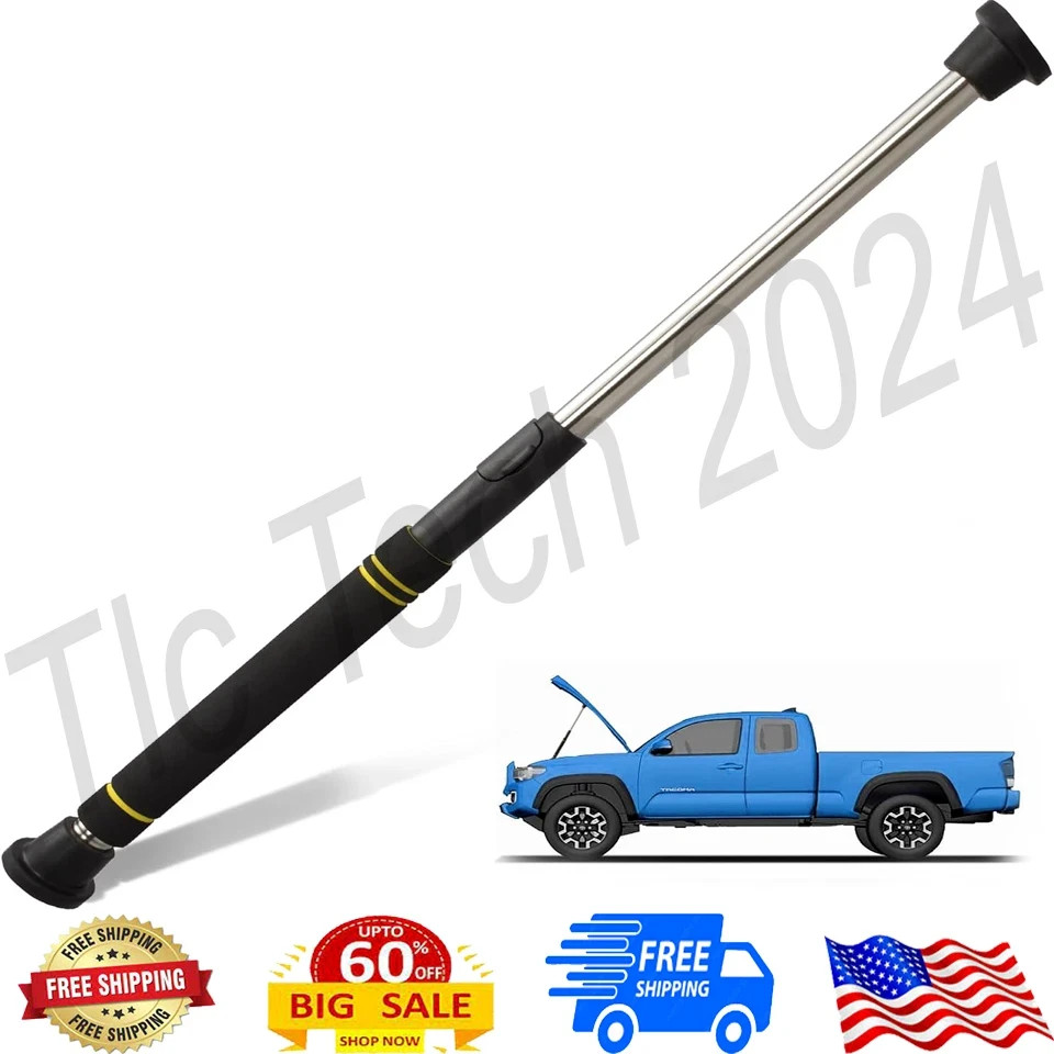 Adjustable Car Hood Prop Rod Extendable 29 to 40-Inch Mechanic Repair Holder