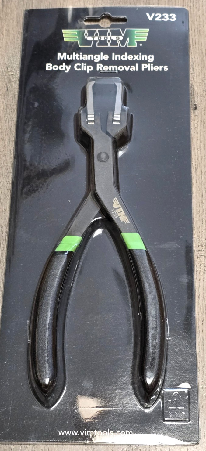 Vim Tools Multi-Angle Indexing Body Clip Removal Pliers #V233