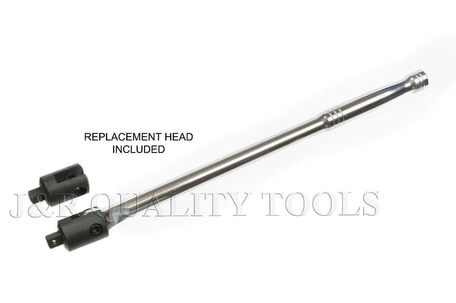 3/8″ Dr. 15″ in. Long Breaker Bar Flex Socket Wrench w/ FREE Replacement Head
