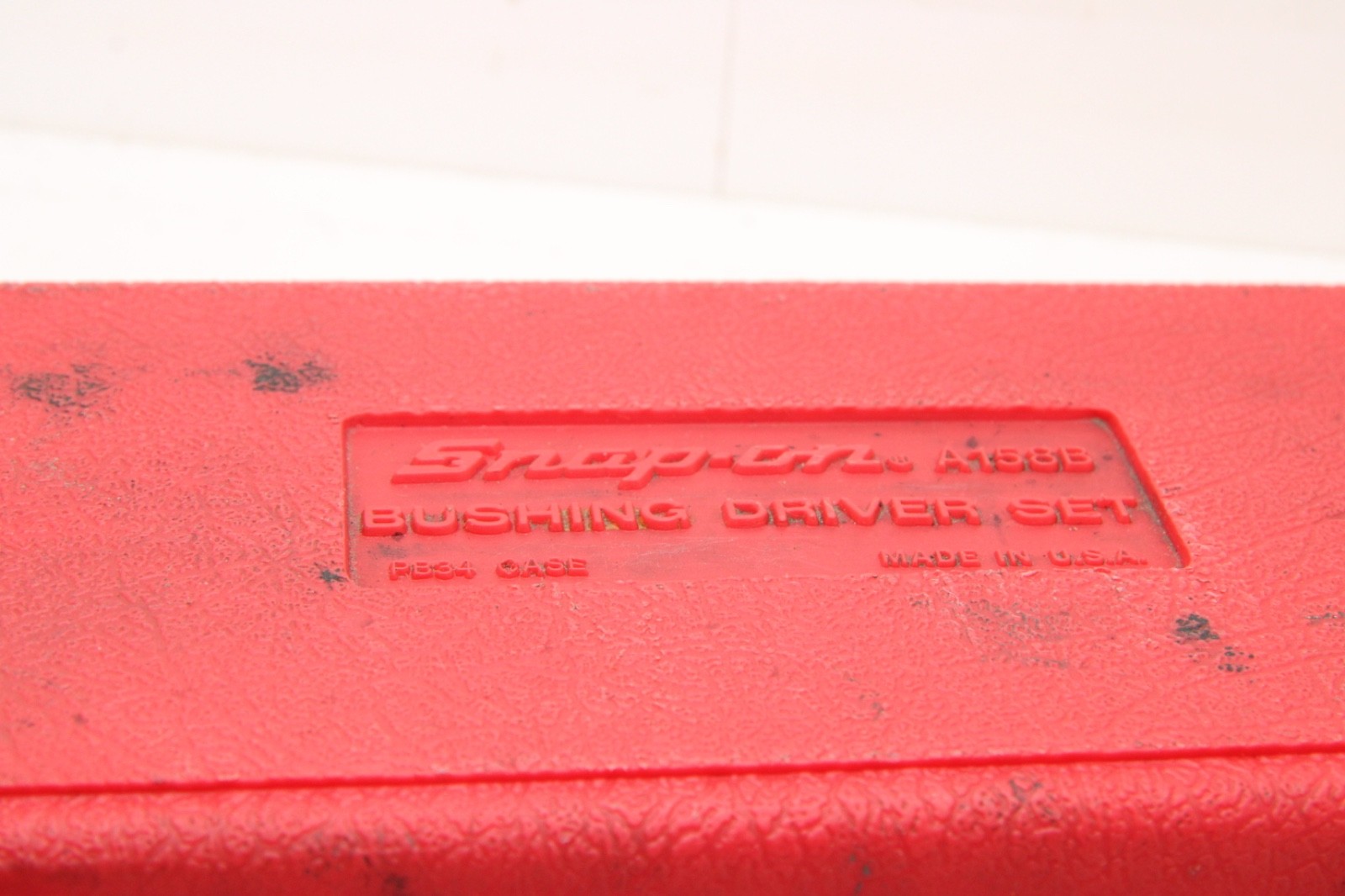 Snap-On A158B 10 Piece Bushing Driver Set W/ Case USA Incomplete