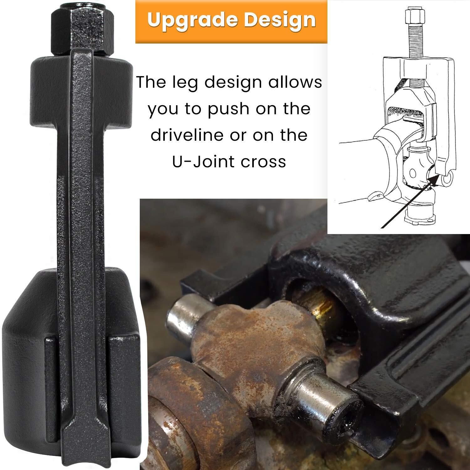 Heavy-Duty Truck 10102 U-Joint Puller & 5192 Bearing Cup Installer Tool Set