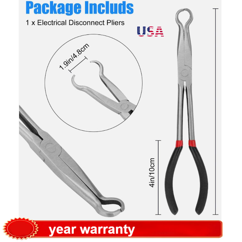 11 In Pliers Fits For Electrical Connector Automotive Electrical DisconnectNew
