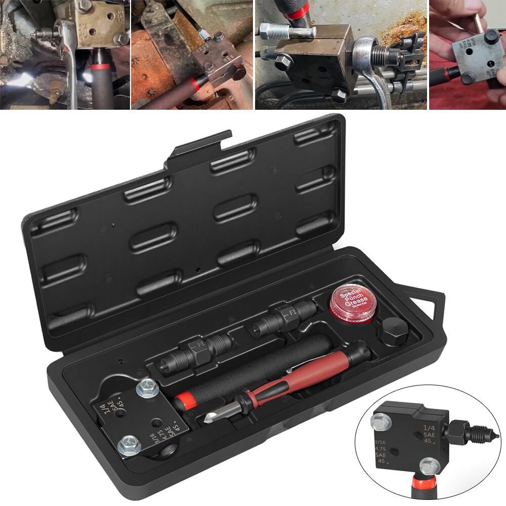 33260 Single/Double Flaring Tool Kit For 3/16″ and 1/4″ Tubing on Most Vehicles