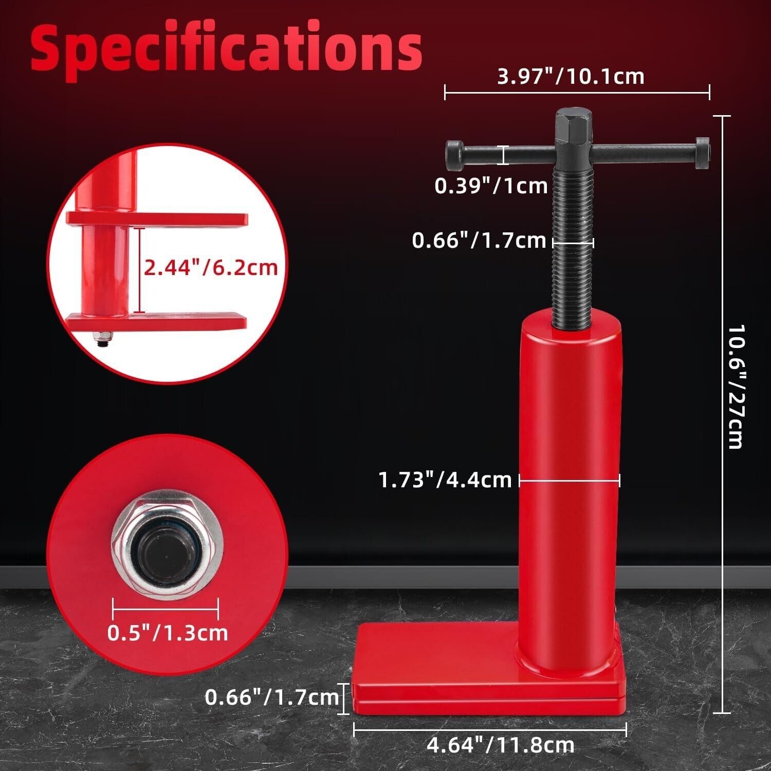Brake Caliper Piston Compression for 1 2 4 6 Piston Speedy Brake Pad Spreader