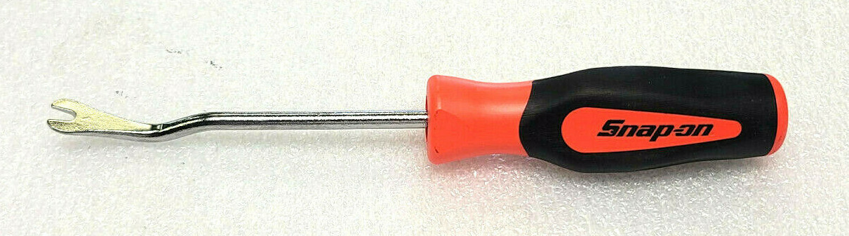 New Snap-On Trim Pad Clips Removal Fork Tool ORANGE BLACK Soft Handle ASG185B