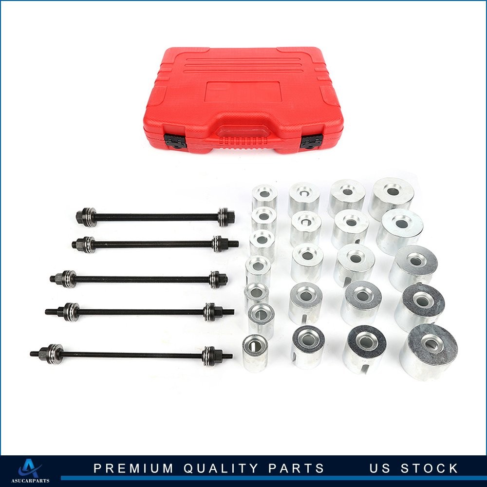 27pc Universal Press and Pull Sleeve Kit Bush Bearing Removal Insertion Tool Kit