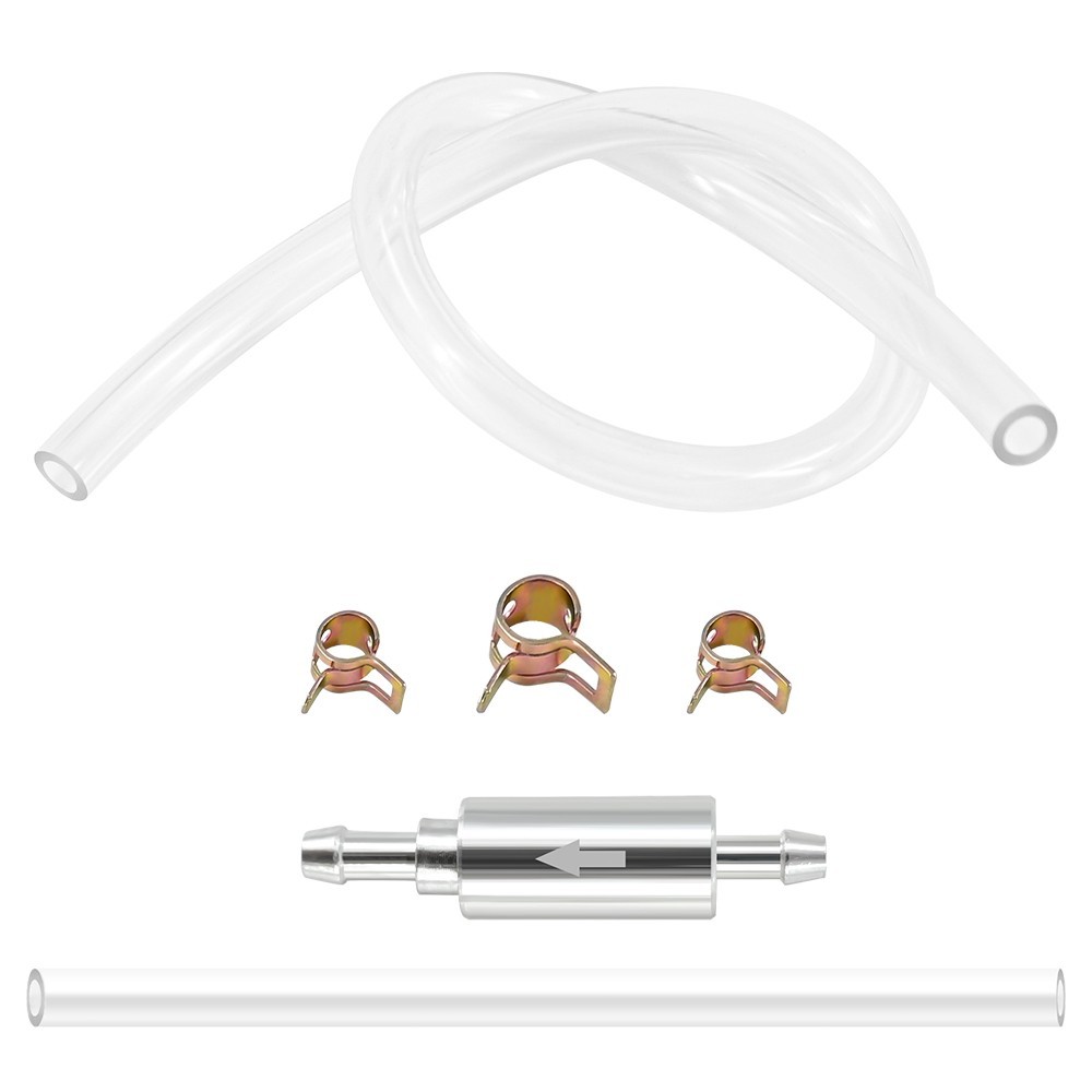 1 PCS Brake Bleeder Hose, One Way Check Valve Tube Bleeding Tool Kit Silver US